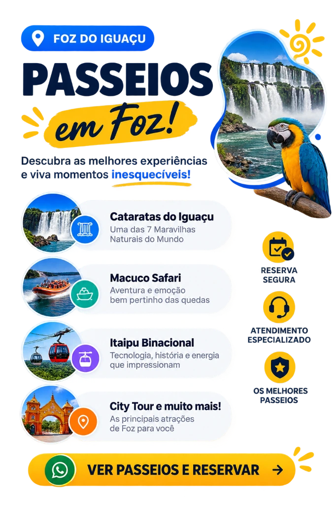 Passeios em Foz do Iguaçu