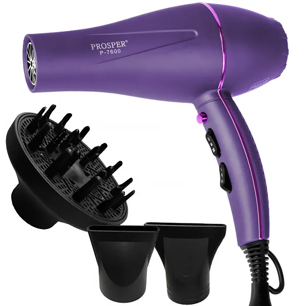 Secador de Cabelo Prosper P-7600 7.000 watts 220 - 240 V ~ 50 60 Hz - Roxo