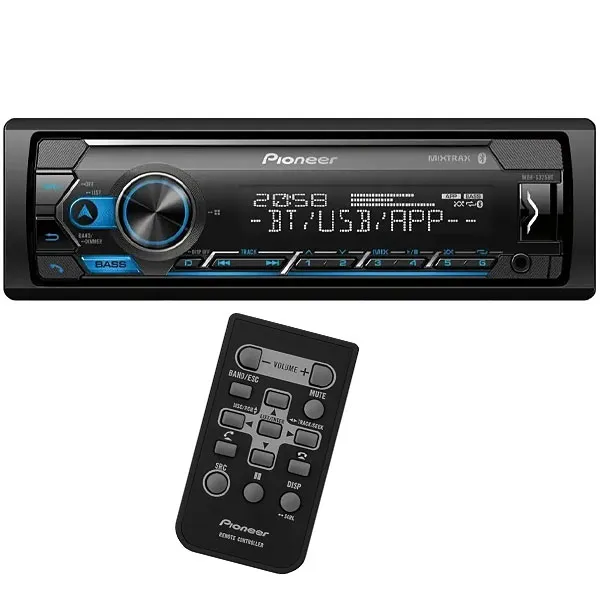 Toca Rádio Pioneer MVH-S325BT 4 de 23 watts RMS com Bluetooth e USB - Preto