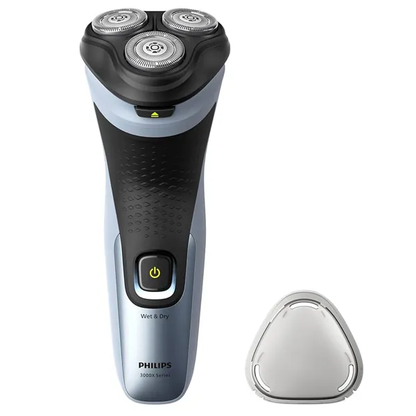 Barbeador Philips Shaver 3000X X3063 00 Recarregável - Preto Azul