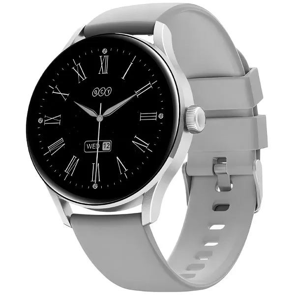 Relógio QCY Watch Elite WA24S11A com Bluetooth - Prata Cinza