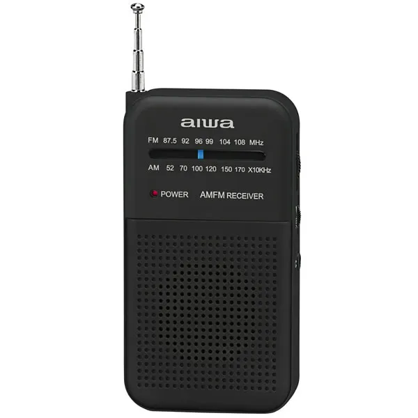 Rádio Portátil Aiwa AWFML1 a Pilha - Preto