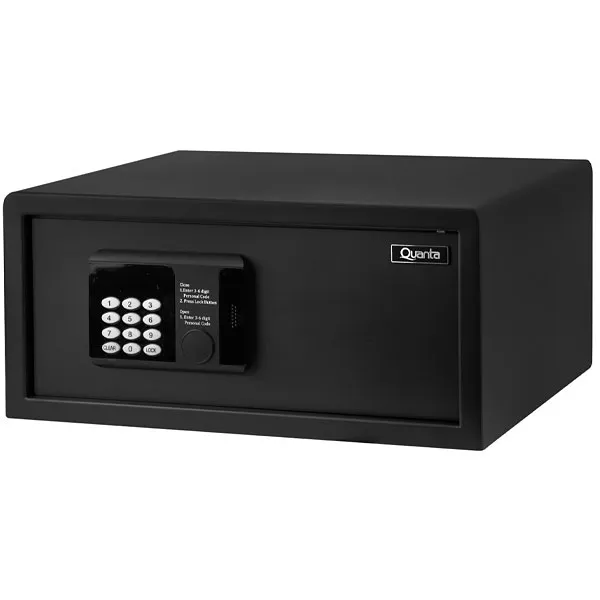 Cofre Digital Quanta QTCFN28 28 Litros Senha de 6 Dígitos a Pilha - Preto