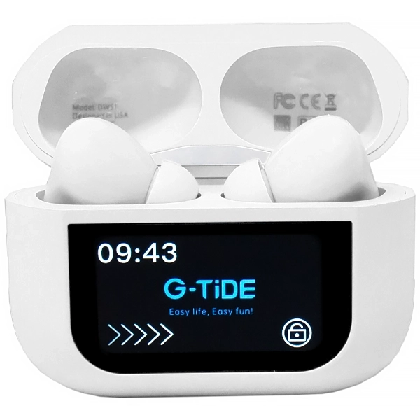 Fone de Ouvido Sem Fio G-TiDE DWS1 com ANC - Branco
