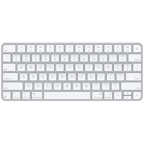Teclado Sem Fio Apple Magic Keyboard A3203 MXCL3LL Inglês com Bluetooth - Prata