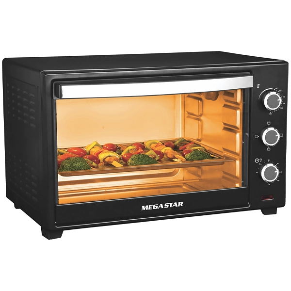 Forno Elétrico MegaStar HA486C de 48 Litros 220V ~ 50Hz - Preto