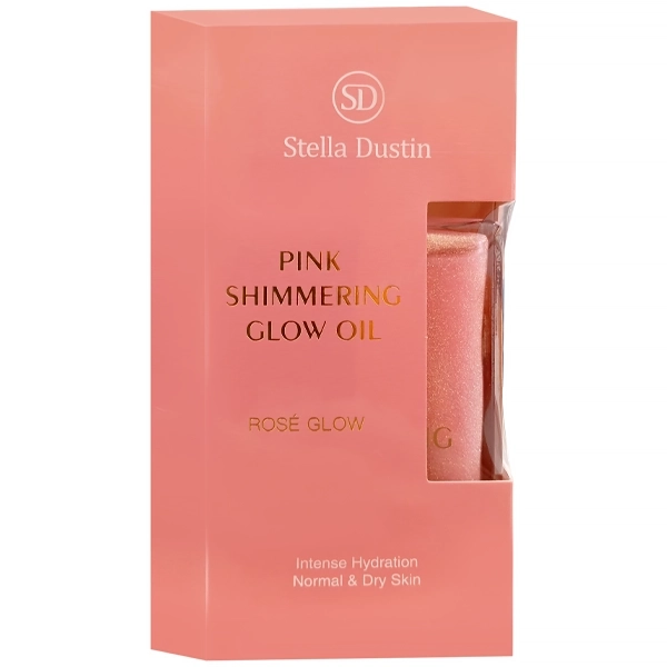 Óleo Corporal Stella Dustin Pink Shimmering Glow Oil Rosé Glow 100 ml