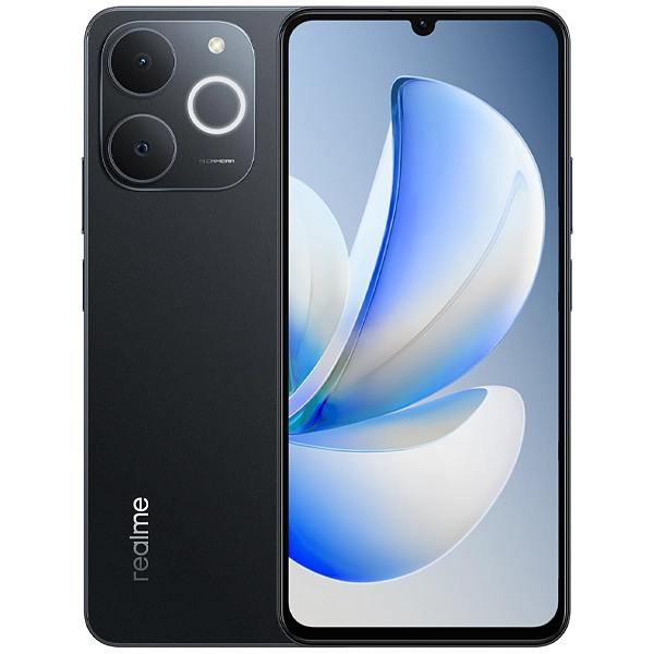 Celular realme Note 70 RMX5313 Dual SIM de 256GB 8GB RAM de 6.74" 13MP 5MP - Obsidian Black (Anatel)