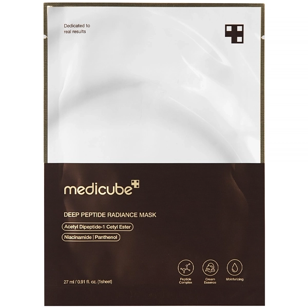 Máscara Facial Medicube Deep Peptide Radiance Mask - 1 Unidade