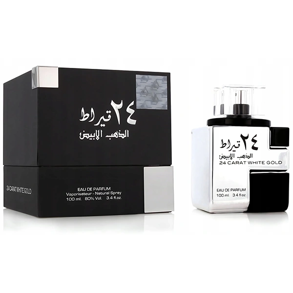 Perfume Unissex Lattafa 24 Carat White Gold EDP 100 ml