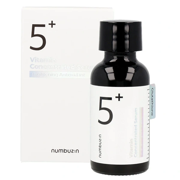 Sérum Facial Numbuzin No.5+ Glutathione Vitamin Concentrated de 30 ml