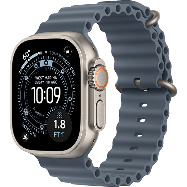 Apple Watch Ultra 3 49 mm One Size MEWH4LW A3281 GPS + Celular -  Natural Titanium Anchor Blue Ocean Band