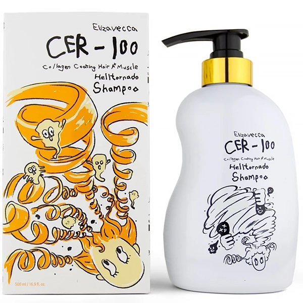 Shampoo Elizavecca CER-100 Collagen Coating Hair A+ Muscle Helltornado 500 ml