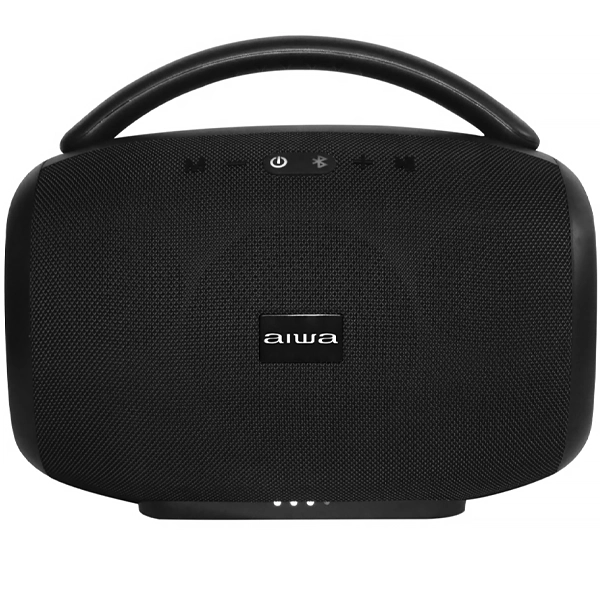 Speaker Aiwa AWF213BT 500 watts P.M.P.O com Bluetooth Rádio FM Auxiliar USB - Preto