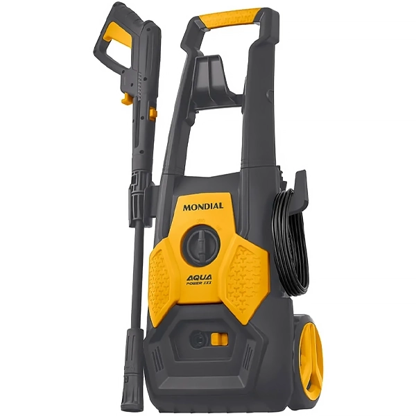 Hidrolavadora Mondial Aqua Power III LAP-03-GY 1.800 watts de 6.0 L m 220V ~ 50 60Hz - Amarela Preta