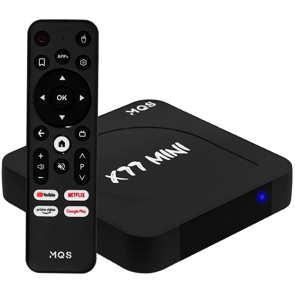 TV MQS X77 Mini 4K Ultra HD de 256GB 64GB RAM - Preto