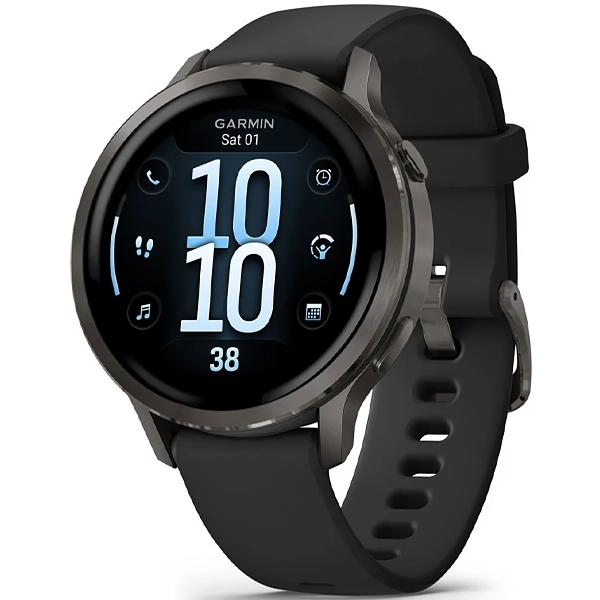 Relógio Garmin Venu 4 010-03013 41mm com GPS Wi-Fi - Preto
