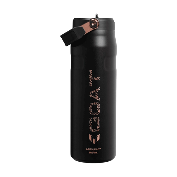 Garrafa Térmico Messi Aerolight Iceflow Bottle de 710 ml - Preto