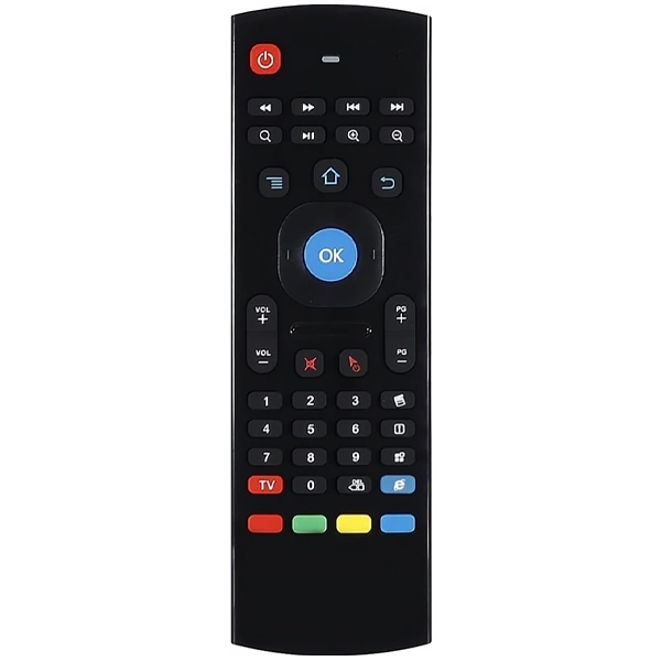 Air Mouse Krab KB3 de 2.4GHz com Alcance até 10 Metros - Preto