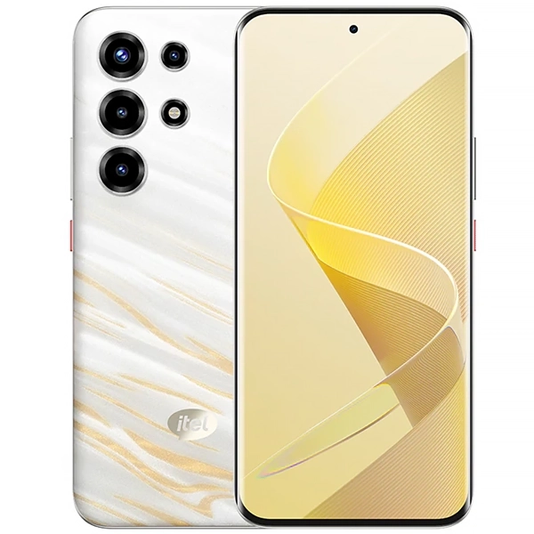 Celular itel SUPER 26 Ultra NFC Dual SIM de 256GB 8GB RAM de 6.78" 50+2MP 32MP - Gilded White (Anatel) (1 Ano de Garantia)