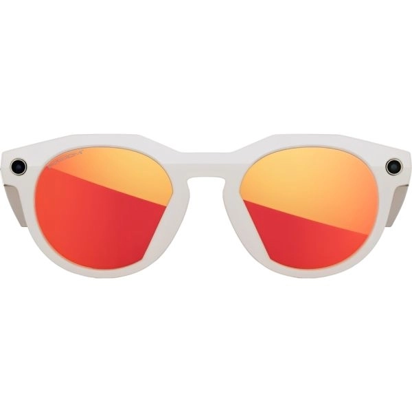 Óculos de Sol Inteligente Oakley Meta HSTN 00W8002 com Câmera e Speaker - Warm Grey Prizm Ruby