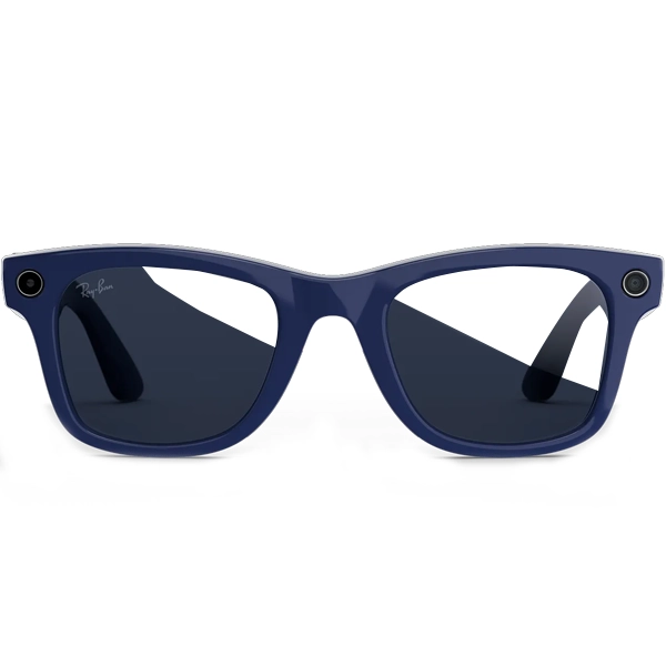 Óculos Inteligente Transitions Ray Ban Meta Wayfarer (Gen 2) RW4012 com Câmera e Speaker - Shiny Cosmic Blue Sapphire
