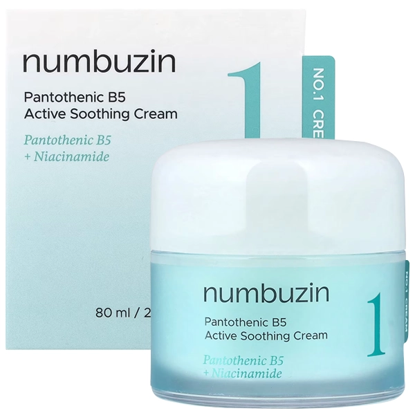 Creme Facial Hidratante Numbuzin No.1 Pantothenic B5 Active Soothing 80 ml