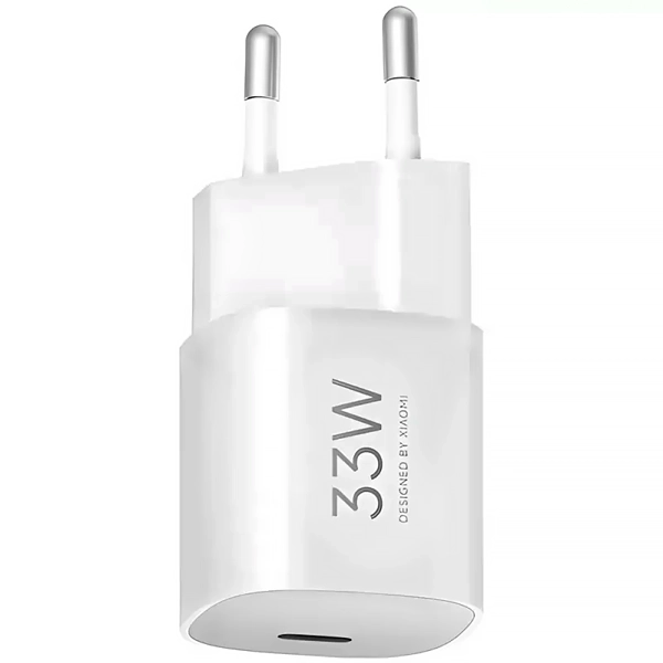 Adaptador de Tomada Xiaomi Nano Power MDY-19-ED USB-C de 33 watts - Branco