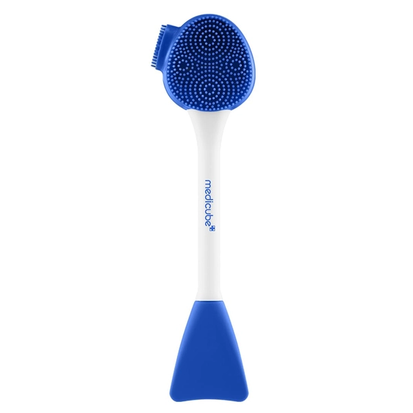 Escova Facial de Limpeza Medicube Multi Blackhead Pore Brush - Branco Azul