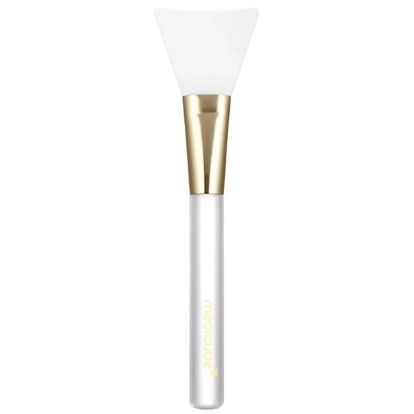 Aplicador Facial Medicube Jelly Brush - Branco Dourado