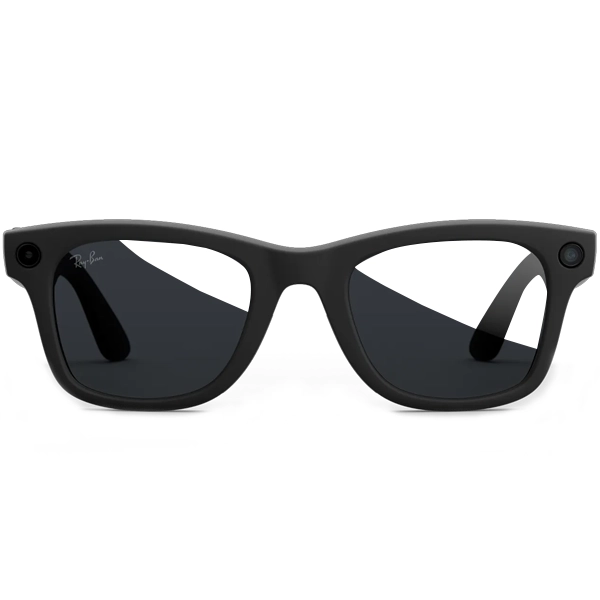 Óculos Inteligente Transitions Ray Ban Meta Wayfarer (Gen 2) RW4012 com Câmera e Speaker - Matte Black Grey