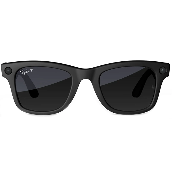 Óculos de Sol Inteligente Ray Ban Meta Wayfarer (Gen 2) RW4012 com Câmera e Speaker - Matte Black Polar Gradient Graphite