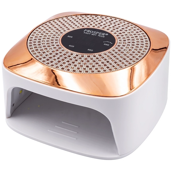 Secador de Unhas Prosper XSUV-801 Plus 168 Watts Recarregável - Branco Dourado