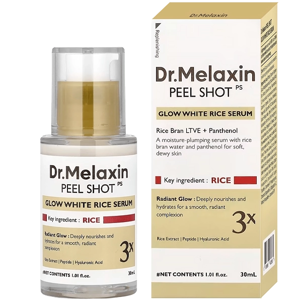 Sérum Facial Dr.Melaxin Peel Shot Glow White Rice de 30ml