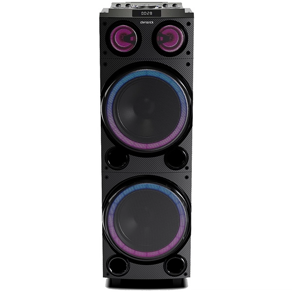 Caixa de Som Aiwa AWPOC14 1.000 watts P.M.P.O com Bluetooth USB - Preta