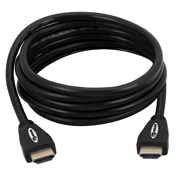 Cabo HDMI Krab KBHDMI300 Full HD 30 Metros - Preto
