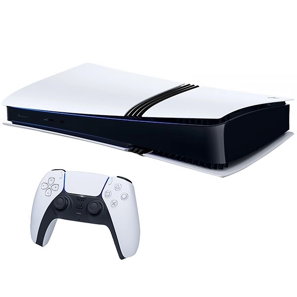 Console Sony PlayStation 5 Pro Digital Edition 2TB CFI-7121 8K - Branco Preto