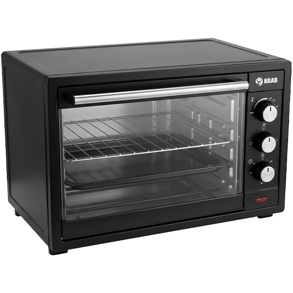 Forno Elétrico KRAB KBHE45 de 45 Litros com 220 - 240 V ~ 50 60 Hz - Preto