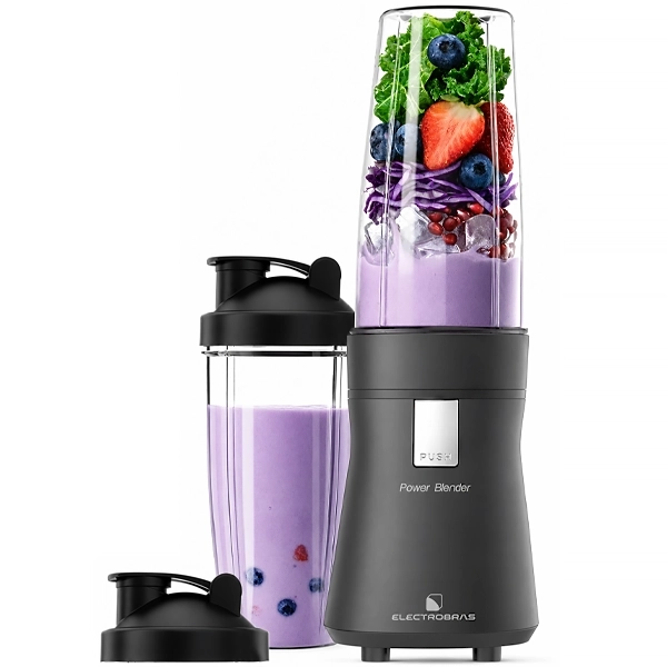 Liquidificador Electrobras Power Blender EBPB600 600 wtts 750ml 220 - 240 V ~ 50 60 Hz - Cinza
