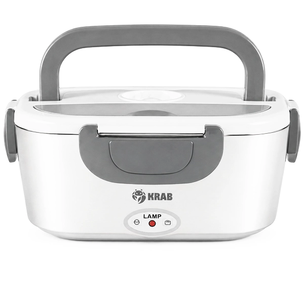 Marmita Térmica Elétrica Krab KBMPE40 40 watts 1.5 Litros Bivolt - Branco Cinza
