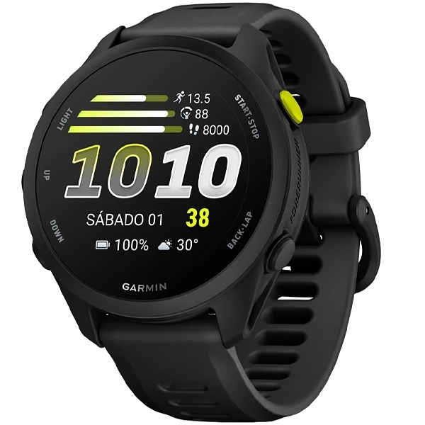 Relógio Garmin Forerunner 70 010-04307 43 mm com GPS Bluetooth - Preto