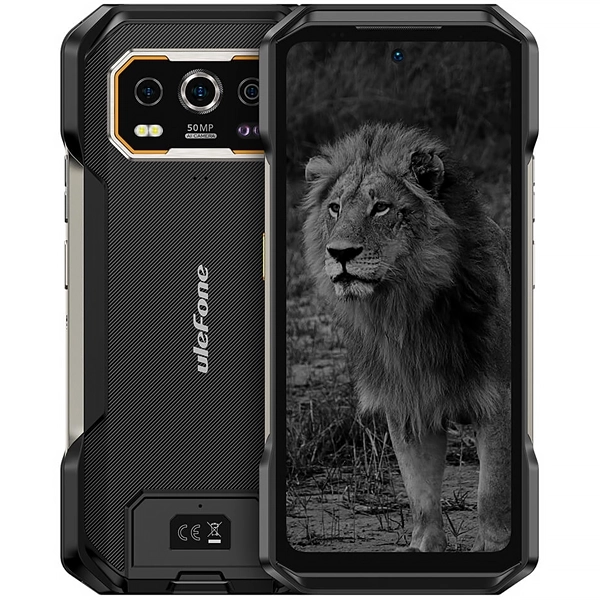 Celular Ulefone Armor 27 Pro NFC Dual SIM de 256GB 12GB RAM de 6.78" 50+50+64MP 32MP - Preto