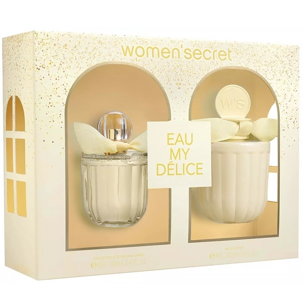 kit Perfume Feminino Women'Secret Eau My Délice EDT 100 ml + Loção Corporal 200 ml