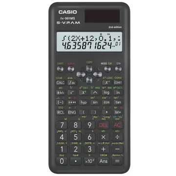 Calculadora Científica Casio fx-991MS 2nd Edition com 401 Funções - Preto