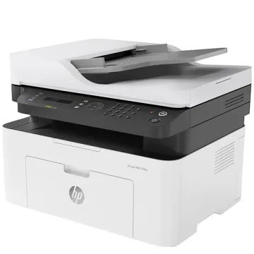 Impressora Multifuncional HP Laser MFP 137fnw 4 em 1 com Wi-Fi 220 - 240 V ~ 50 60 Hz - Branca Cinza