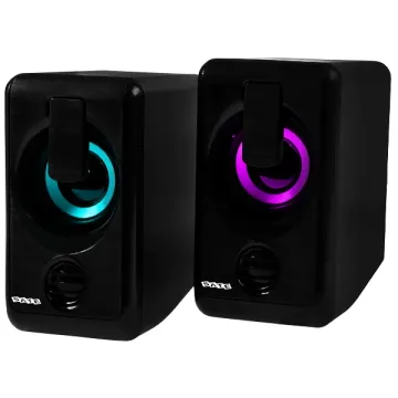 Speaker Satellite AS-2301 6 watts RMS com Mini Jack 3.5 mm - Preto