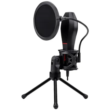 Microfone Streaming Redragon Quasar 2 GM200-1 omnidirecional com USB - Preto