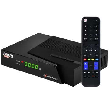 Receptor FTA Azamerica Beats GX PRO 4K Ultra HD com Wi-Fi - Preto