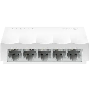 Switch TP-Link LS1005 com 5 Portas Ethernet de 10 100 Mbps - Branco