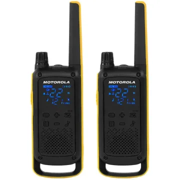 Walkie-Talkie Motorola TALKABOUT T470 35 Milhas 56 km Bivolt - Preto Amarelo